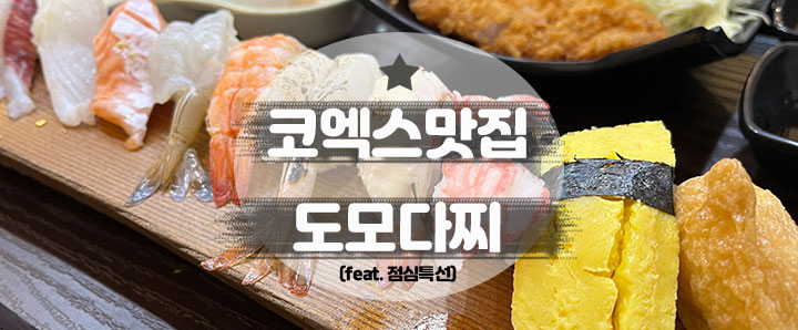 [삼성동] 가성비 좋아 점심특선으로 추천하고 싶은 코엑스 맛집 : 도모다찌