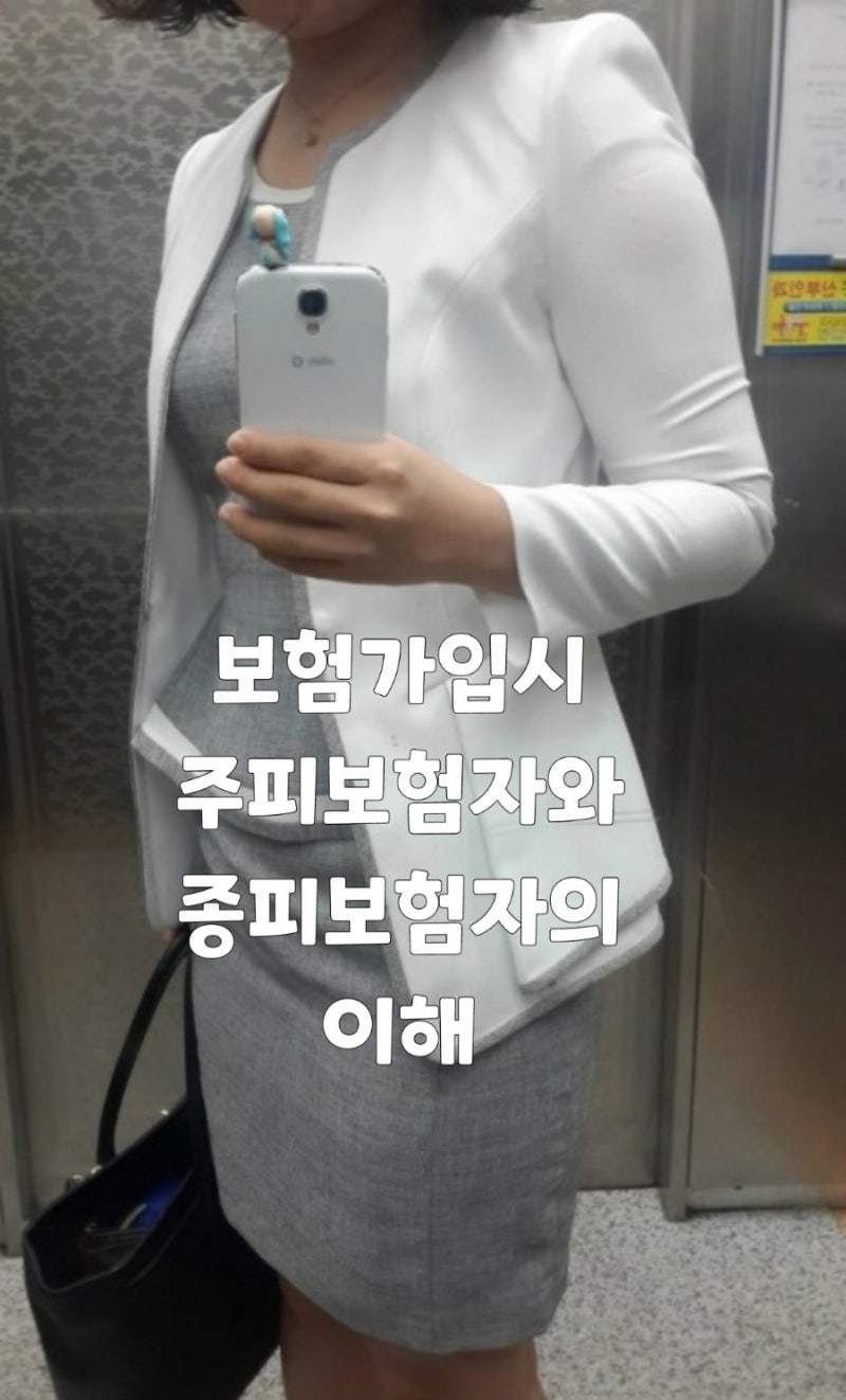보험가입시 주피보험자와 종피보험자에 대한 이해