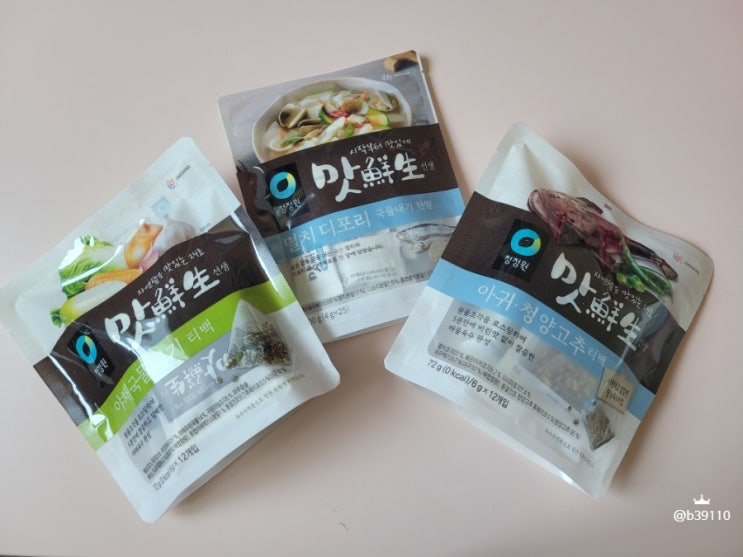  청정원 맛선생 간편육수로 맛있는 소고기무국