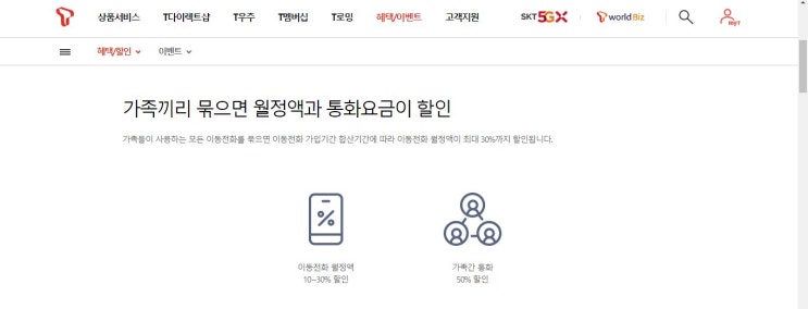 나도 해보자 가족끼리 요금제 결합하고 통신비 절약하기 T끼리온가족할인