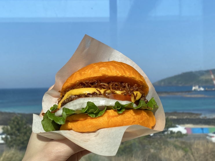 [제주 맛집] 먹보와 털보 제주편 맛집, 바다뷰보며 즐기는 함덕 버거 맛집, MGBG 무거버거
