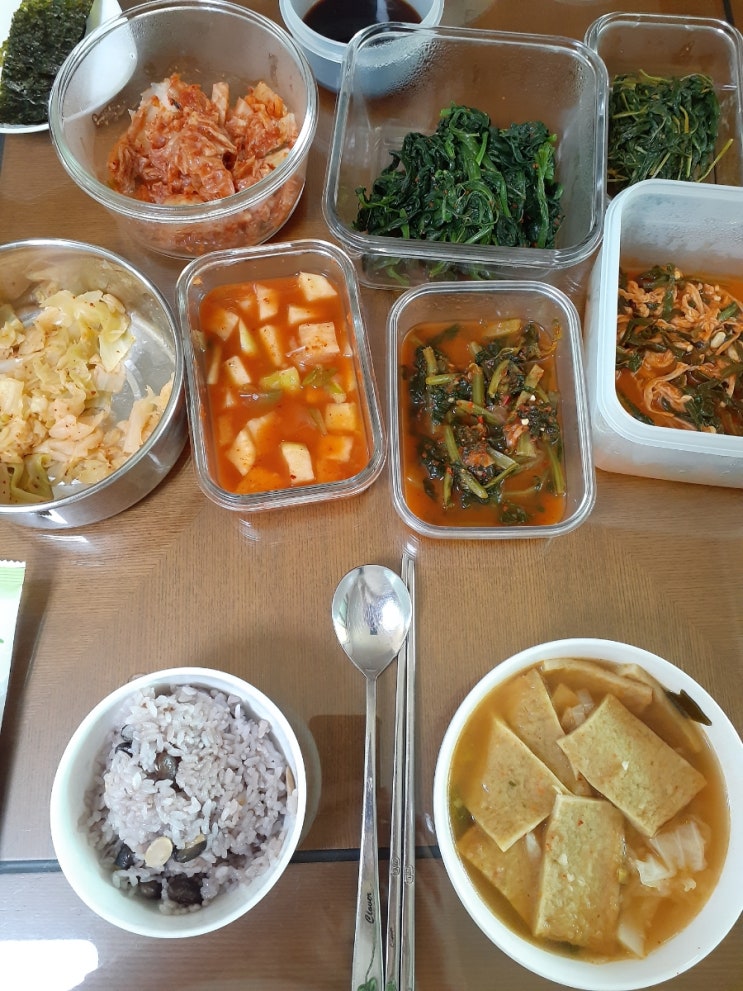  오뎅국,된장국,배당금투자,옥수수 심기