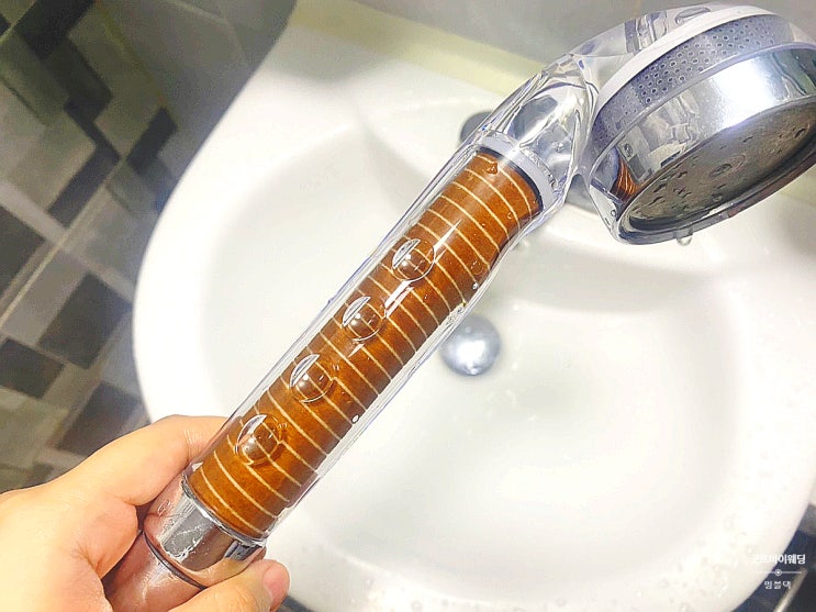  필터샤워기 녹물 제거 효과 있음을 직접 확인; 소오름..