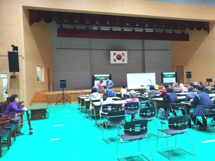  신북노인대학 인사
