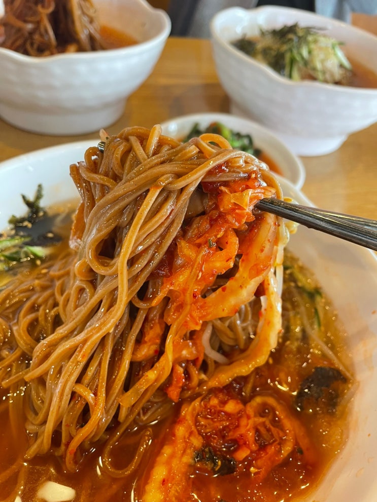 용인기흥 국수맛집 군닭400&국수 메밀 맛은?