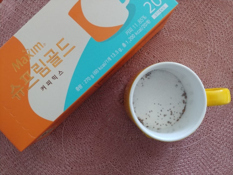  박서준커피 맥심 슈프림골드