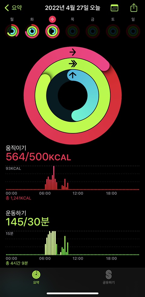  0427 운동기록