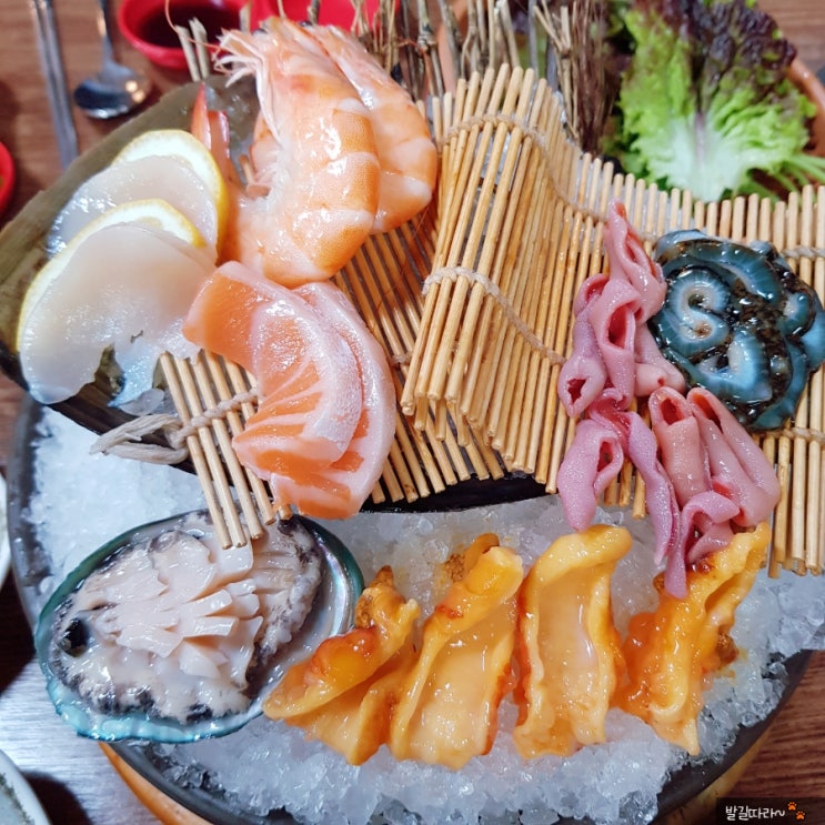  일산대화) 먹자골목 '제주마라도수산' - 세트 메뉴 (모듬해산물, 우럭회) 맛집
