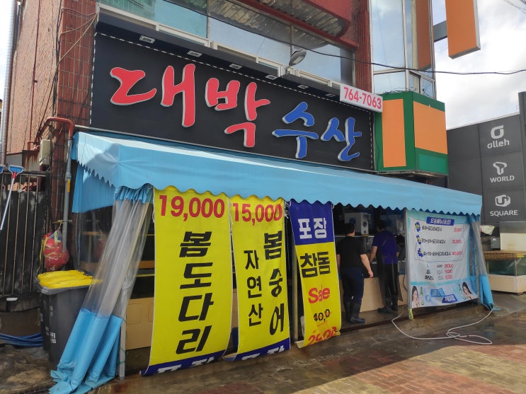  [원주] 명륜동 회포장 대박수산 1호점