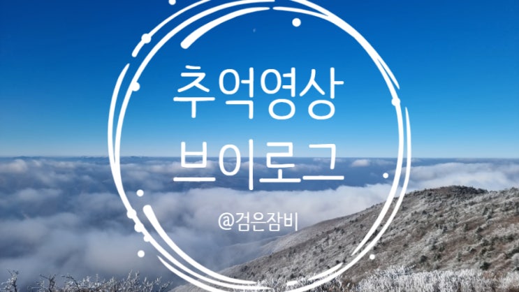  브이로그!! 남는 건 추억 영상 뿐!!
