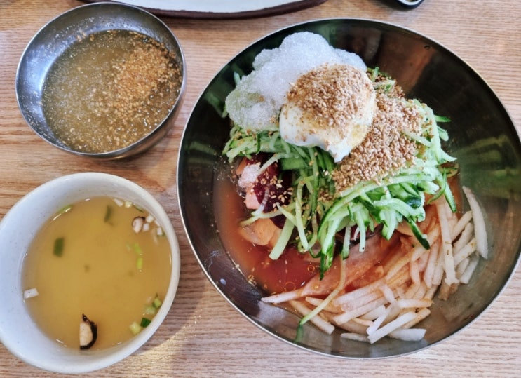 고양 원당동 칡냉면맛집 고자리냉면 칼만두 본점