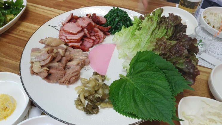  안성오리맛집 오리명가 코스요리 오리주물럭 훈제오리 오리두루치기 단호박약밥