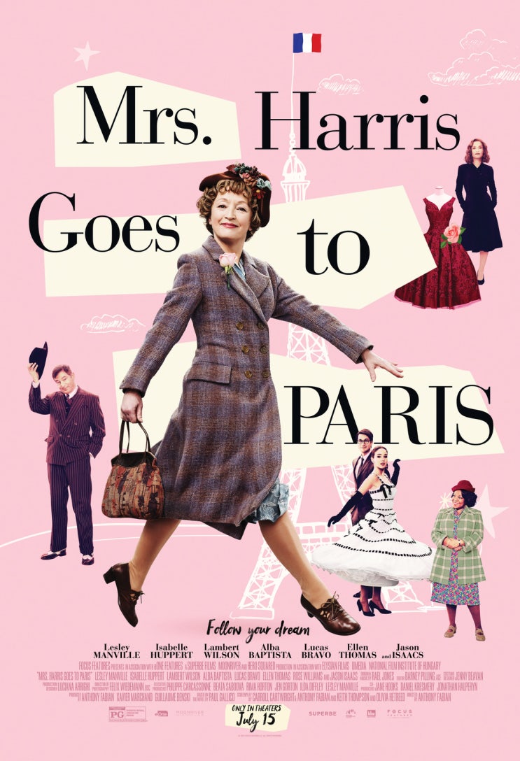  디올 드레스에 반해 파리로 떠난 영국 아줌마, 영화 <해리스 부인, 파리에 가다(Mrs. Harris Goes To Paris)> 예고편, 줄거리, 출연진 정보