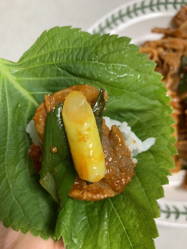  콩나물밥과 청국장찌개 그리고 목살볶음