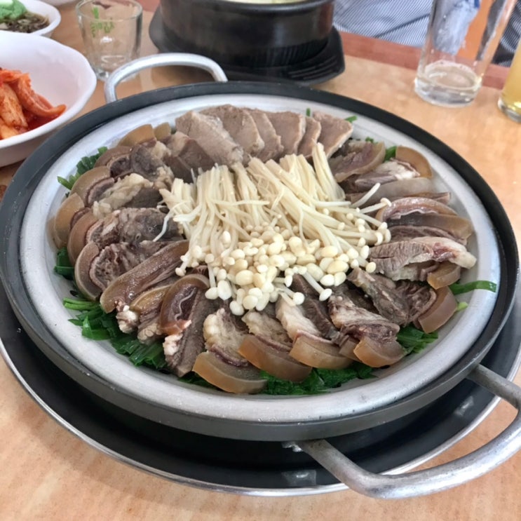 소머리수육 숨겨진 동네맛집 쌍용동 황금감자탕소머리국밥 / 천안식후감
