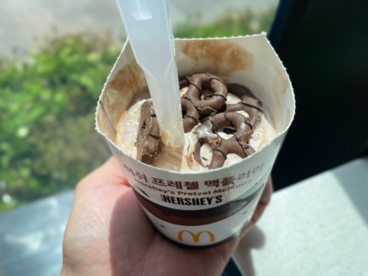 맥도날드 신메뉴, 허쉬 프레첼 맥플러리 후기