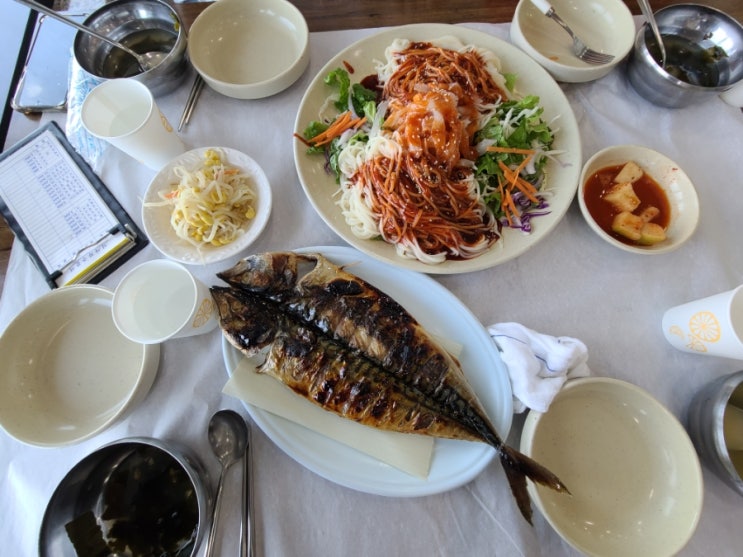  [제주 제주시] 해녀촌 회국수, 고등어구이 바다보며 한끼식사