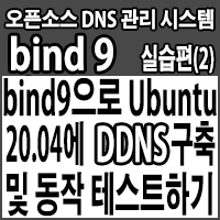  bind9으로 Ubuntu 20.04 LTS에 DDNS(Dynamic DNS) 구축 및 동작 테스트하기