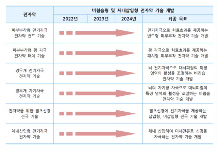  전자약, 의료기기