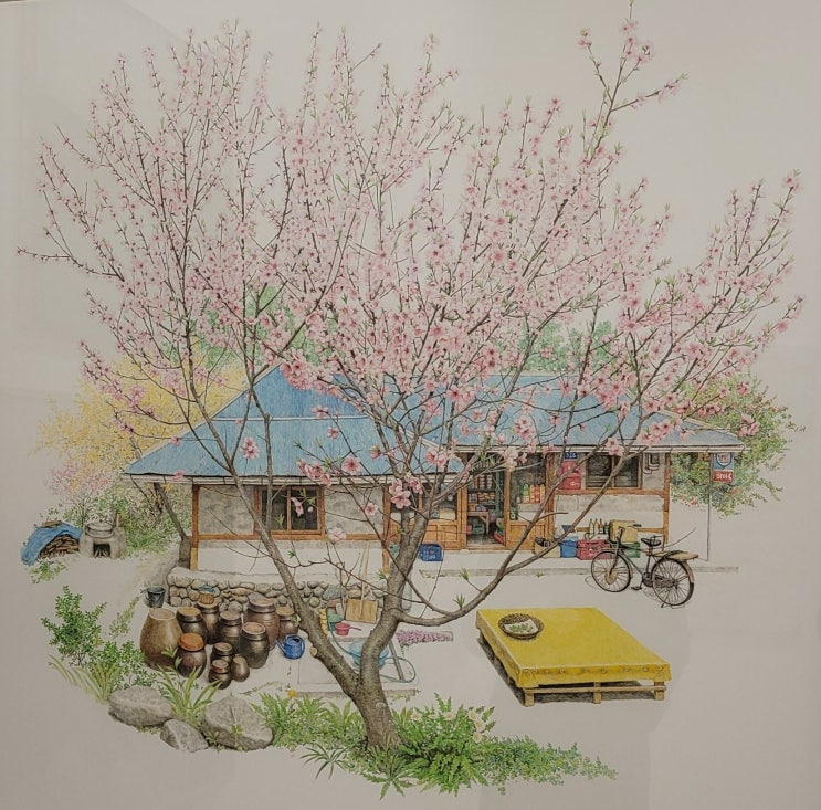  봄철에 어울리는 봄그림.. 이미경, 이혜민 작가