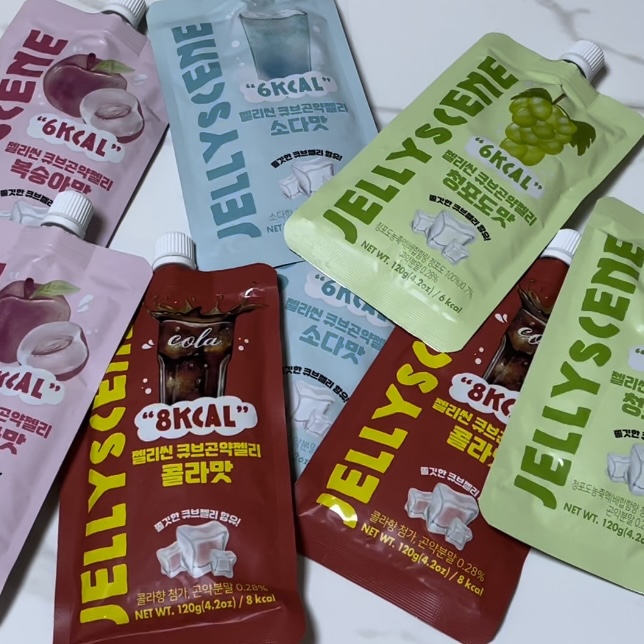 곤약젤리 젤리씬 저칼로리 다이어트 간식으로 최고!
