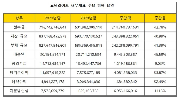 10위권 외감 분석/ 교원라이프, 교원더오름 등 자회사 매출 감소에 지분법손실 75억원 10위권 외감 분석/ 교원라이프, 교원더오름 등 자회사 매출 감소에 지분법손실 75억원