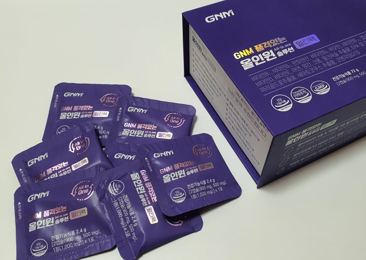  모델 조정석의 탁월한 선택! GNM자연의품격 GNM품격있는올인원솔루션멀티팩 선물추천