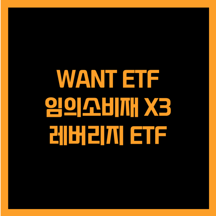  미국 임의소비재 지수 3배에 투자하는 WANT ETF