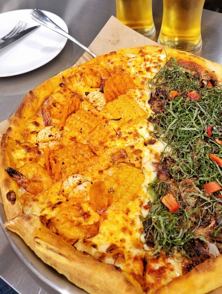  노모어피자 :: 서울숲 맛집,  피자랑 맥주  