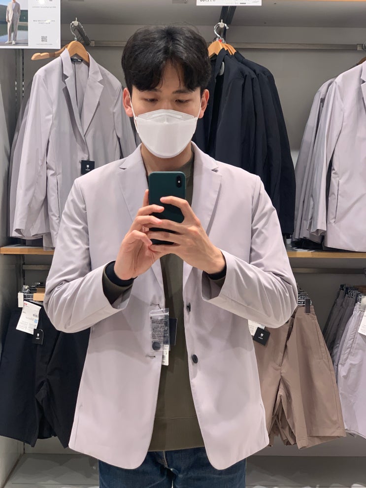 유니클로 띠어리 22SS 살펴보기 (4/29~) ::감탄 재킷 착용샷