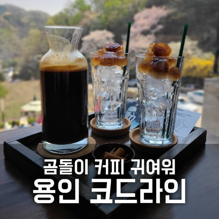 용인 코드라인 / 곰돌이 얼음이 귀여운 카페