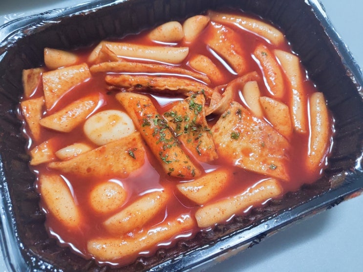 [떡참 떡볶이참잘하는집 노원월계점] 맵달국물떡볶이&황금순살치킨 방문포장해서 먹었어요.