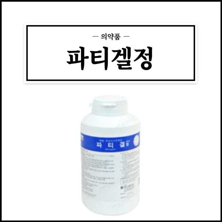  파티겔정, 효능효과/복용법/부작용/주의사항 등 간단정리