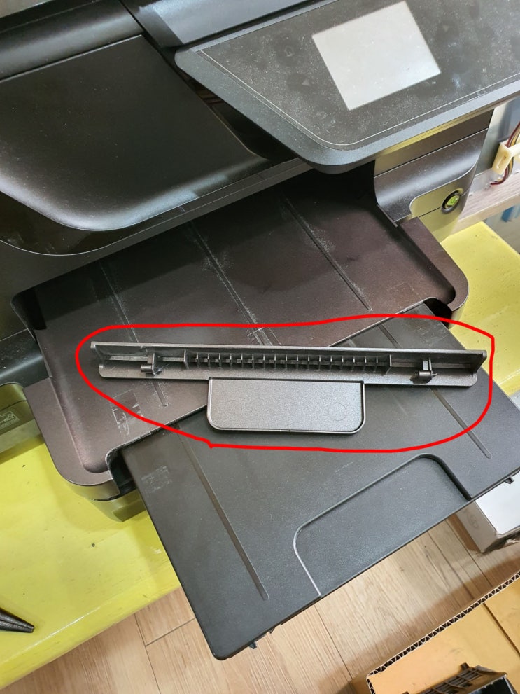  HP 8600 급지대 파손, hp8100 혼색 수리 후기, 급지대 교체, 헤드 교체