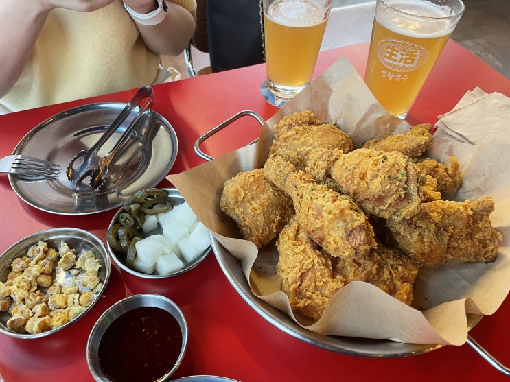  용산역 맛집 , 신용산역 맛집 : 생활맥주 에서 치맥