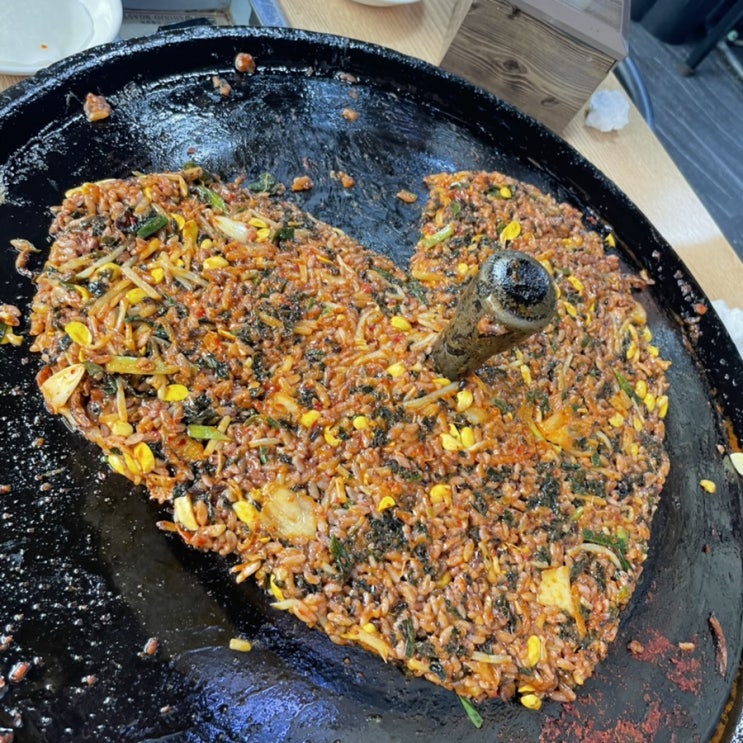 [녹양동맛집] 의정부 솥뚜껑삼겹살 찐맛집::싹쓰리 솥뚜껑 김치삼겹살(feat. 파김치 최고)