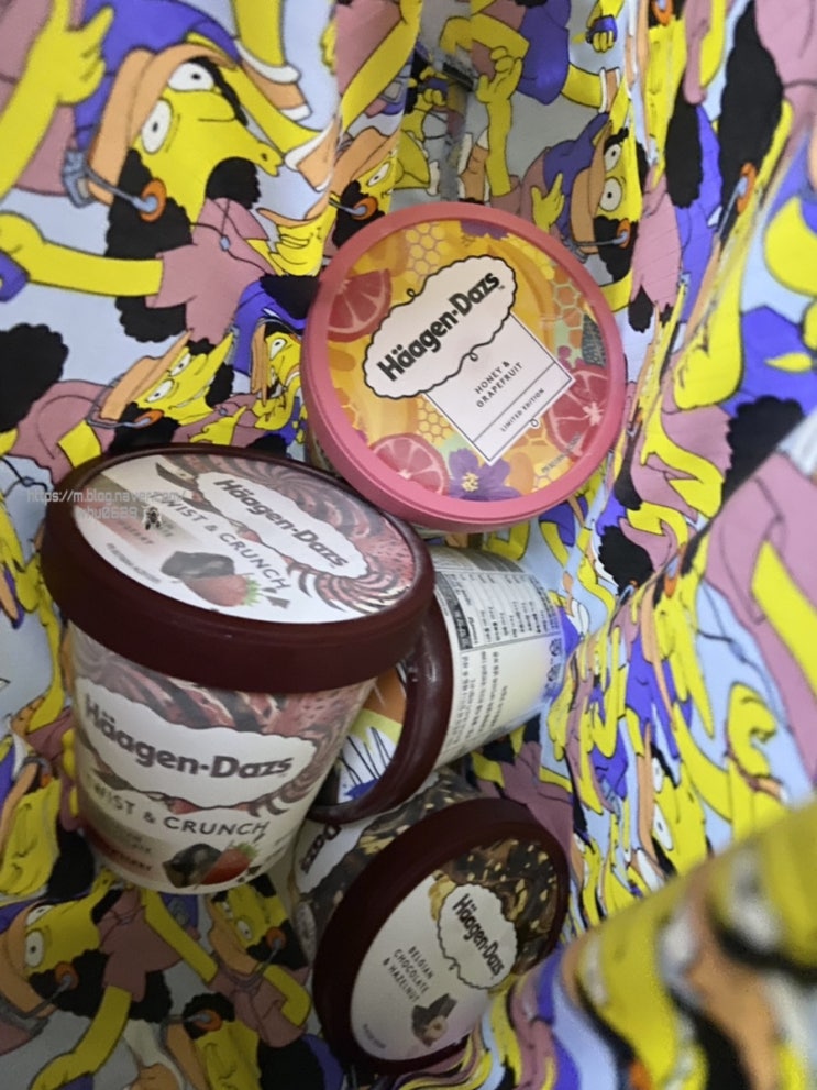  하겐다즈 맛 추천 - 허니앤자몽, 솔티드 카라멜 카푸치노, 트위스트 크런치 스트로베리, 벨지안 헤이즐넛