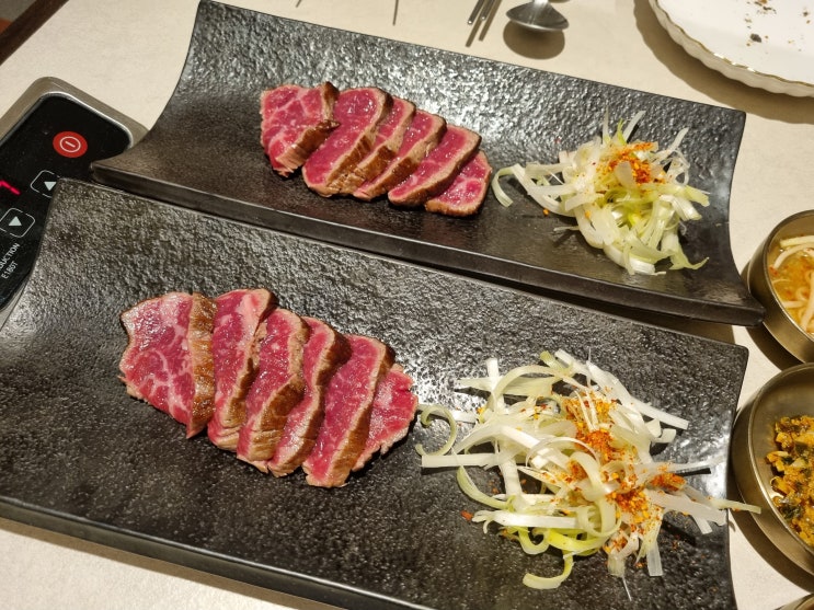  남산 맛집 - 서울로인 서울점. 고퀄 한우코스 서울역 데이트장소로 굿