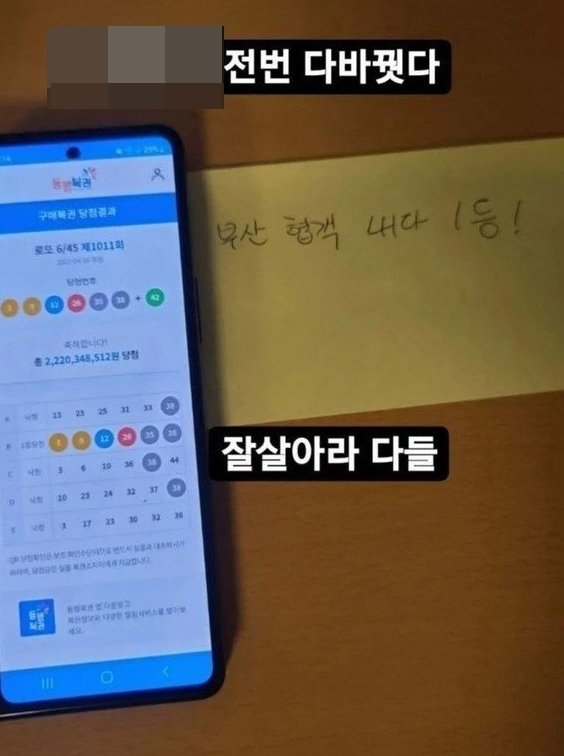 '주먹이 운다' 박현우, 로또 1등 당첨 "전번 다 바꿨다. 잘 살아라"