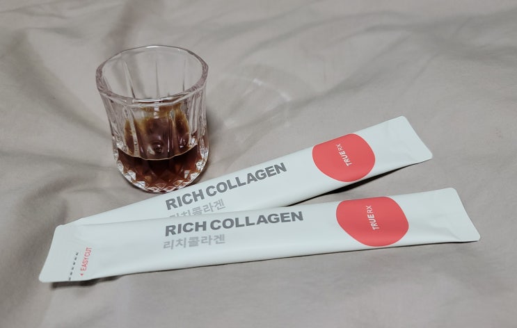  언제, 어디서나 물 없이 간편하게 하루 한 포! '트루알엑스 리치콜라겐' [콜라겐추천/저분자콜라겐/피쉬콜라겐/먹는콜라겐/식약처기능성인정/하루한포/피부에쏙쏙/마시는콜라겐/이너뷰티]