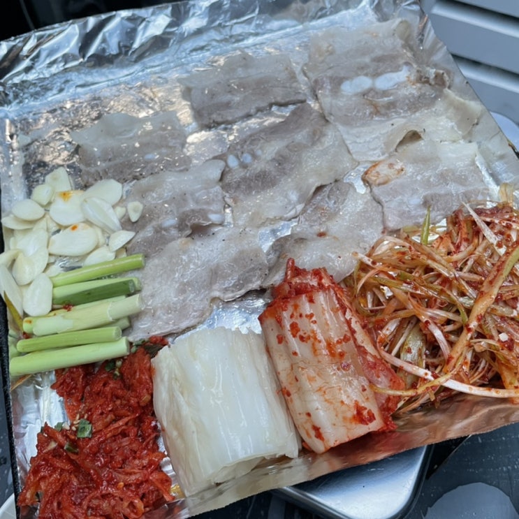  이태원 냉삼 맛집 잠수교집 해방촌점 (냉동삼겹살, 비지짜글이, 볶음밥)