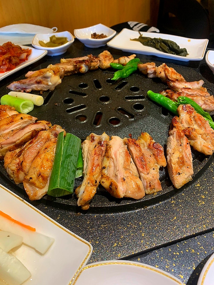 [인하대] 용현동 닭 특수부위 맛집 '팔각도' 내돈내산 후기 (숯불닭갈비, 짬뽕칼국수)