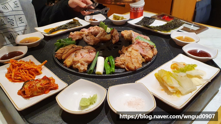  [신중동역] 팔각도 닭갈비 목살 안창살 특수부위 맛집 후기