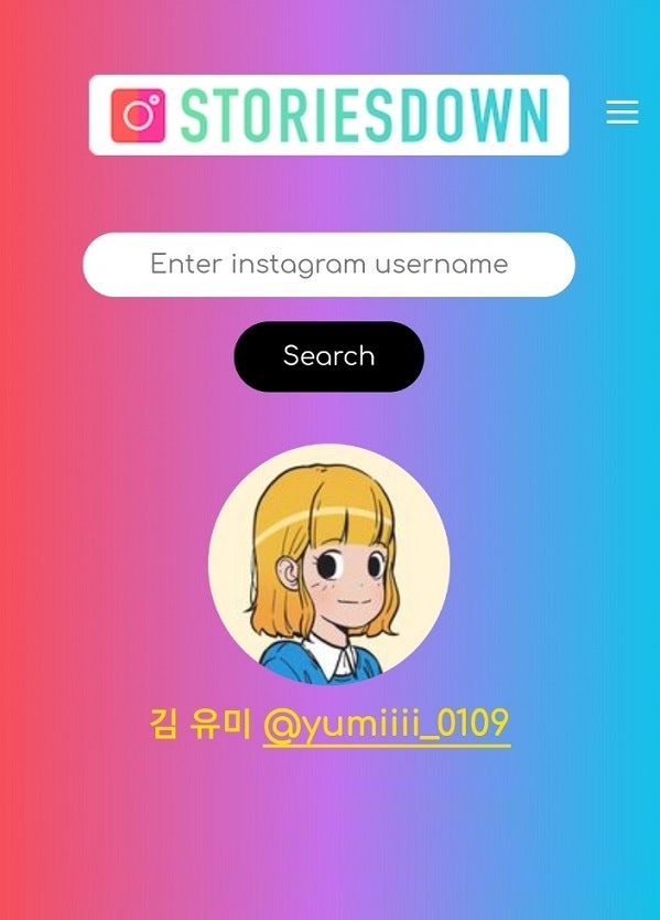 STORIESDOWN 인스타 몰래 보는 사이트 사용법 및 인스타그램 스토리다운 (ft.유미의세포들)