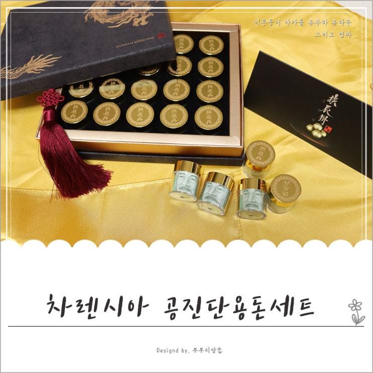  차렌시아 공진단 보약용돈박스 특별한 어버이날선물