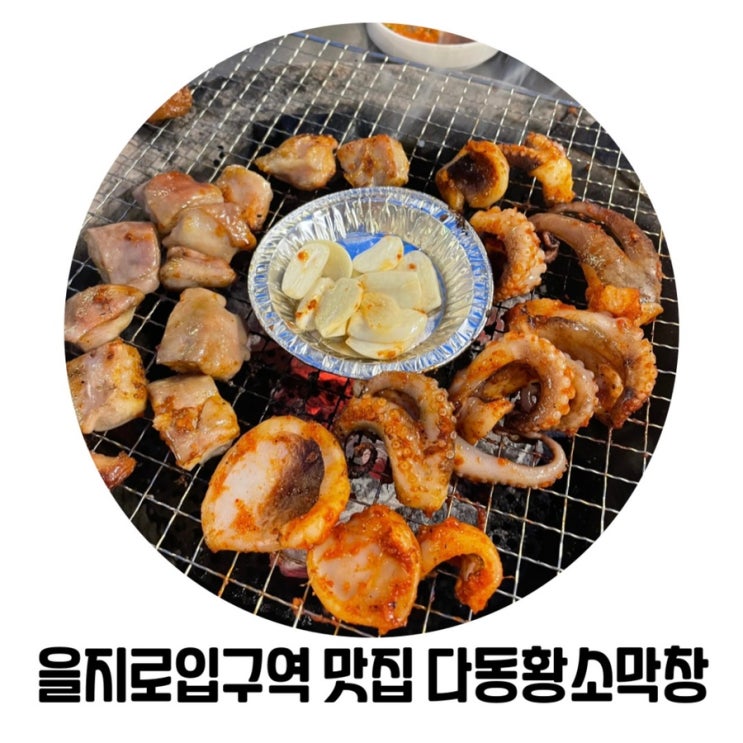 [을지로입구역 술집] 포차감성이 느껴지는 '다동 황소 막창'