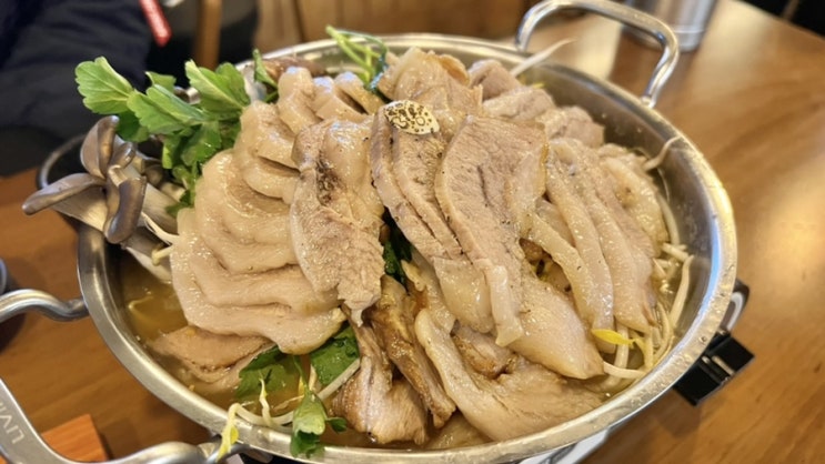  봉담맛집 :: 야들야들한 수육나베와 고추튀김이 환상인 봉수육 화성봉담점