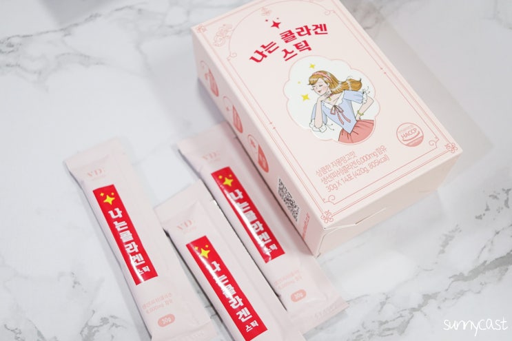  저분자 콜라겐 펩타이드 피부 속부터 채워주는 비담 나는 콜라겐 스틱
