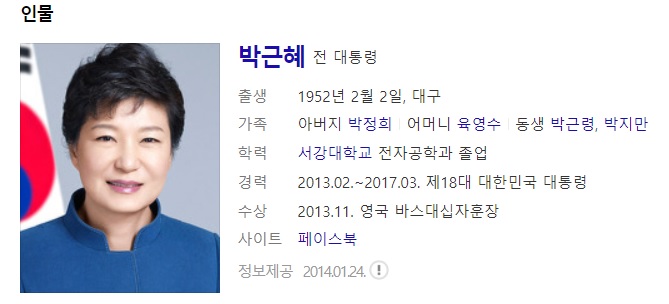  박근혜 전 대통령 사주풀이 사주분석