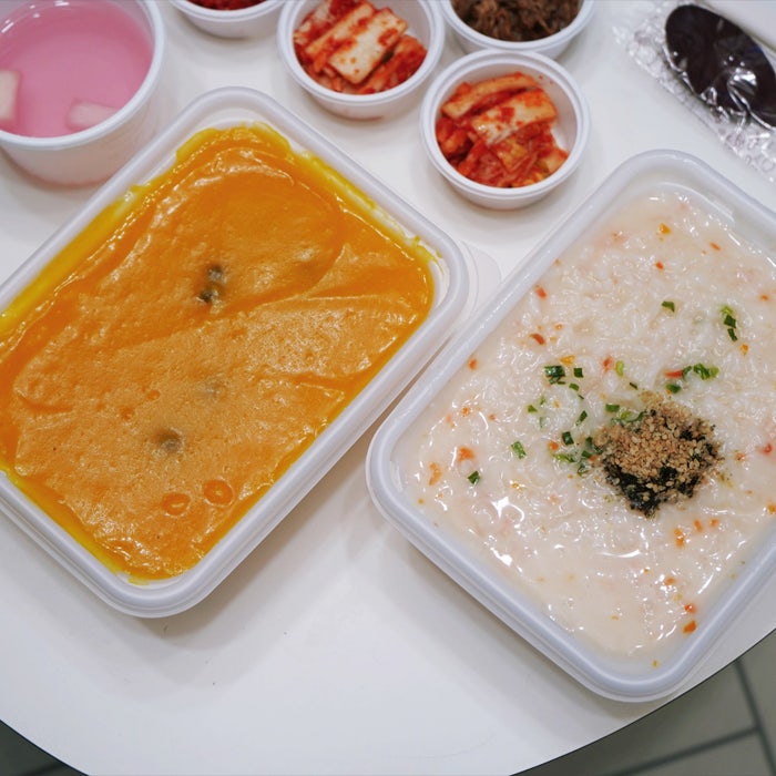 본죽 칼로리표 및 단호박죽 새우죽 외 메뉴판까지